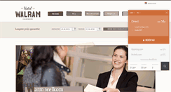 Desktop Screenshot of hotelwalram.nl